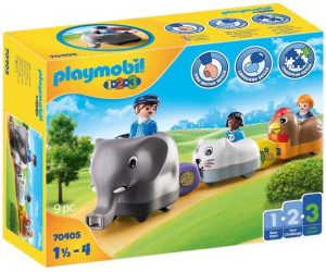 PLAYMOBIL 1.2.3 Dierentrein - 70405