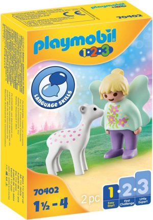 PLAYMOBIL 1.2.3 Feeënvriend met reekalfje - 70402