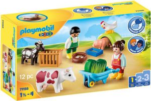 PLAYMOBIL 1.2.3 Plezier op de boerderij - 71158