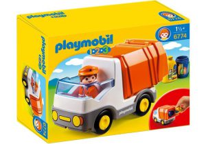 PLAYMOBIL 1.2.3 Vuilniswagen - 6774