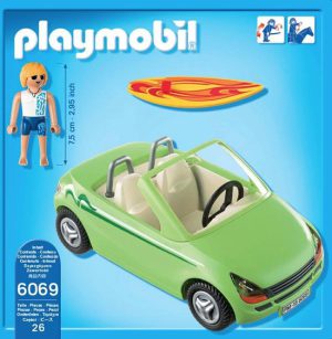 PLAYMOBIL Cabrio met surfer - 6069