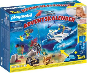 PLAYMOBIL Christmas Adventskalender "badplezier politieduikmissie" - 70776