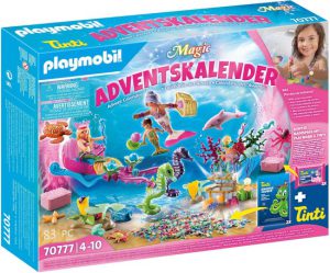 PLAYMOBIL Christmas Adventskalender "badplezier zeemeerminnen" - 70777