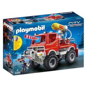 PLAYMOBIL City Action Brandweer terreinwagen met waterkanon - 9466