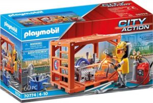 PLAYMOBIL City Action Cargo Container productie - 70774