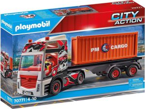 PLAYMOBIL City Action Cargo Truck met aanhanger - 70771