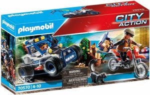 PLAYMOBIL City Action Politie SUV: achtervolging van de schattenrovers - 70570