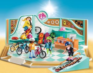 PLAYMOBIL City Life Fiets- en skatewinkel - 9402