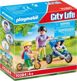 PLAYMOBIL City Life Mama met kinderen - 70284