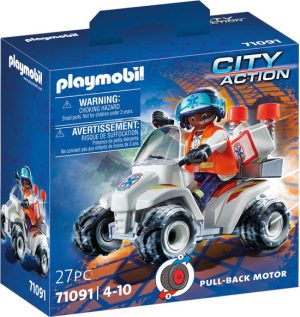 PLAYMOBIL City Life Reddingsdienst - Speed Quad - 71091