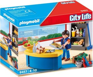 PLAYMOBIL City Life Schoolconciërge met kiosk - 9457