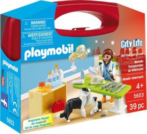 PLAYMOBIL City Life Vet Visit Carry Case