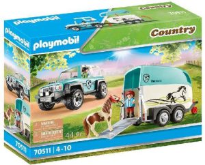 PLAYMOBIL Country Auto met aanhanger - 70511