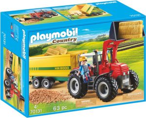 PLAYMOBIL Country Grote tractor met aanhangwagen - 70131