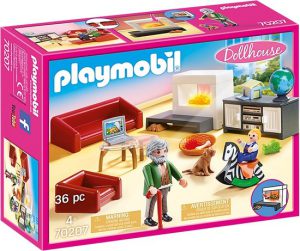 PLAYMOBIL Dollhouse Huiskamer met openhaard - 70207