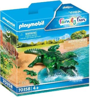 PLAYMOBIL Family Fun Alligator met baby - 70358