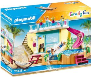 PLAYMOBIL Family Fun Bungalow met zwembad - 70435