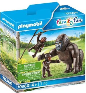 PLAYMOBIL Family Fun Gorilla met babies - 70360