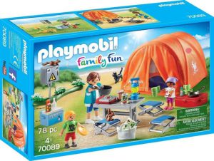 PLAYMOBIL Family Fun Kampeerders met tent - 70089