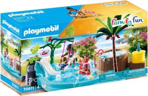 PLAYMOBIL Family Fun Kinderzwembad met whirlpool - 70611