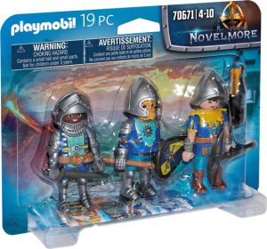 PLAYMOBIL Novelmore Set van 3 Novelmore ridders - 70671