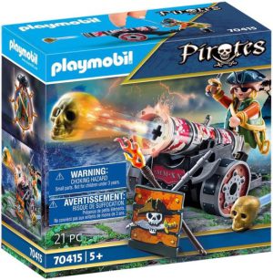 PLAYMOBIL Pirates Piraat met kanon - 70415