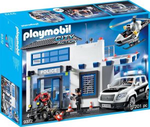 PLAYMOBIL Politiepost met voertuigen - 9372