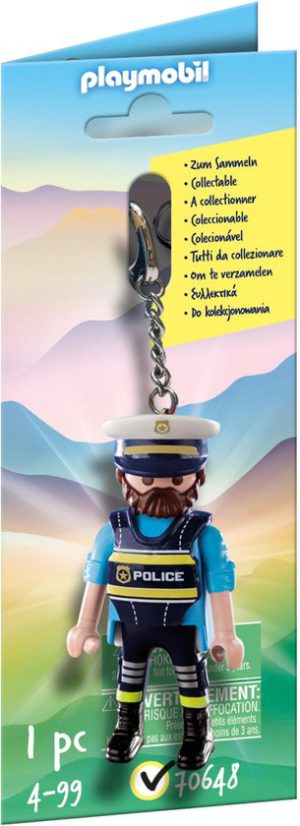 PLAYMOBIL Sleutelhanger politieagent - 70648