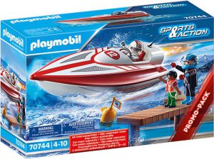 PLAYMOBIL Sports&Action Speedboot met onderwatermotor - 70744