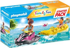 PLAYMOBIL Starterpack waterscooter met bananenboot - 70906