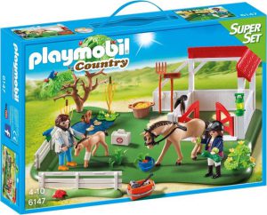 PLAYMOBIL SuperSet Eerste Hulp in de stal  - 6147