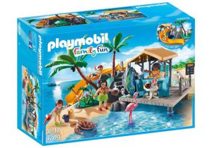 PLAYMOBIL Vakantie-eiland met strandbar - 6979